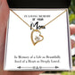 To Mom Remembrance Message Life so Beautiful White Forever Necklace w Message Card-Express Your Love Gifts