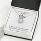 To Mom Remembrance Message Life so Beautiful White Forever Necklace w Message Card-Express Your Love Gifts
