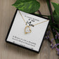 To Mom Remembrance Message Life so Beautiful White Forever Necklace w Message Card-Express Your Love Gifts