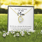 To Mom Remembrance Message Life Was a Blessing White Forever Necklace w Message Card-Express Your Love Gifts