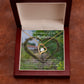 To Mom Remembrance Message Memory a Treasure Forever Necklace w Message Card-Express Your Love Gifts