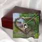 To Mom Remembrance Message Memory a Treasure Forever Necklace w Message Card-Express Your Love Gifts