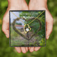 To Mom Remembrance Message Memory a Treasure Forever Necklace w Message Card-Express Your Love Gifts