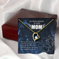 To Mom Remembrance Message Missing You Forever Necklace w Message Card-Express Your Love Gifts