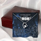 To Mom Remembrance Message Missing You Forever Necklace w Message Card-Express Your Love Gifts