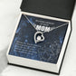 To Mom Remembrance Message Missing You Forever Necklace w Message Card-Express Your Love Gifts