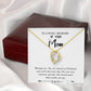 To Mom Remembrance Message Missing You White Forever Necklace w Message Card-Express Your Love Gifts