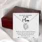 To Mom Remembrance Message Missing You White Forever Necklace w Message Card-Express Your Love Gifts