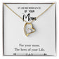 To Mom Remembrance Message Mom Hero White Forever Necklace w Message Card-Express Your Love Gifts
