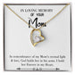 To Mom Remembrance Message Mom's Eternal Light White Forever Necklace w Message Card-Express Your Love Gifts