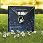 To Mom Remembrance Message Mom's Love Our Guide Forever Necklace w Message Card-Express Your Love Gifts