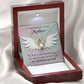 To Mom Remembrance Message Mommy Guardian Angel Forever Necklace w Message Card-Express Your Love Gifts