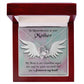 To Mom Remembrance Message Mommy Guardian Angel Forever Necklace w Message Card-Express Your Love Gifts