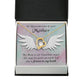 To Mom Remembrance Message Mommy Guardian Angel Forever Necklace w Message Card-Express Your Love Gifts