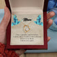 To Mom Remembrance Message Mother's Love is Eternal Forever Necklace w Message Card-Express Your Love Gifts