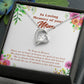 To Mom Remembrance Message No Tears in Heaven Forever Necklace w Message Card-Express Your Love Gifts