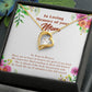 To Mom Remembrance Message No Tears in Heaven Forever Necklace w Message Card-Express Your Love Gifts