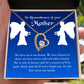 To Mom Remembrance Message Shared Life Forever Necklace w Message Card-Express Your Love Gifts