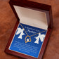 To Mom Remembrance Message Shared Life Forever Necklace w Message Card-Express Your Love Gifts