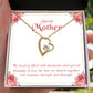 To Mom Remembrance Message Special Mother Forever Necklace w Message Card-Express Your Love Gifts