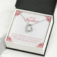 To Mom Remembrance Message Special Mother Forever Necklace w Message Card-Express Your Love Gifts