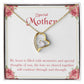 To Mom Remembrance Message Special Mother Forever Necklace w Message Card-Express Your Love Gifts