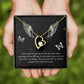 To Mom Remembrance Message Stars in the Sky Forever Necklace w Message Card-Express Your Love Gifts