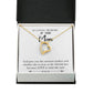 To Mom Remembrance Message Sweetest Mother White Forever Necklace w Message Card-Express Your Love Gifts