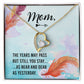 To Mom Remembrance Message The Years May Pass Forever Necklace w Message Card-Express Your Love Gifts