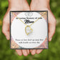 To Mom Remembrance Message Those We Love Forever Necklace w Message Card-Express Your Love Gifts