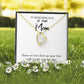 To Mom Remembrance Message Those we Love White Forever Necklace w Message Card-Express Your Love Gifts