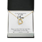 To Mom Remembrance Message Those we Love White Forever Necklace w Message Card-Express Your Love Gifts