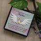 To Mom Remembrance Message We are Apart Forever Necklace w Message Card-Express Your Love Gifts