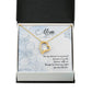 To Mom Remembrance Message You Are Forever in My Heart Forever Necklace w Message Card-Express Your Love Gifts