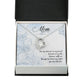 To Mom Remembrance Message You Are Forever in My Heart Forever Necklace w Message Card-Express Your Love Gifts