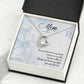 To Mom Remembrance Message You Are Forever in My Heart Forever Necklace w Message Card-Express Your Love Gifts