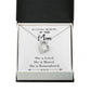 To Mom Remembrance Message You are Loved White Forever Necklace w Message Card-Express Your Love Gifts