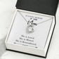 To Mom Remembrance Message You are Loved White Forever Necklace w Message Card-Express Your Love Gifts