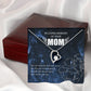 To Mom Remembrance Message You are Missed Forever Necklace w Message Card-Express Your Love Gifts