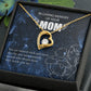 To Mom Remembrance Message You are Missed Forever Necklace w Message Card-Express Your Love Gifts