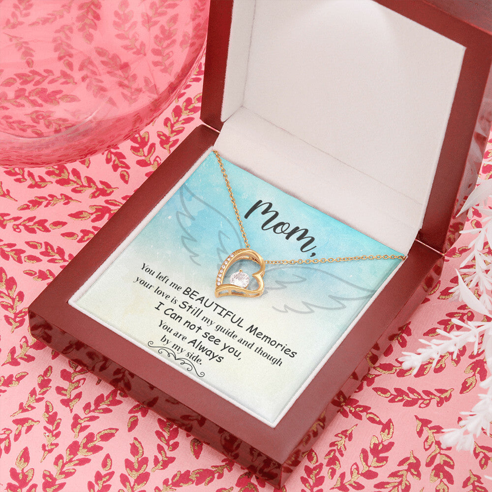 To Mom Remembrance Message You Left Me Forever Necklace w Message Card-Express Your Love Gifts