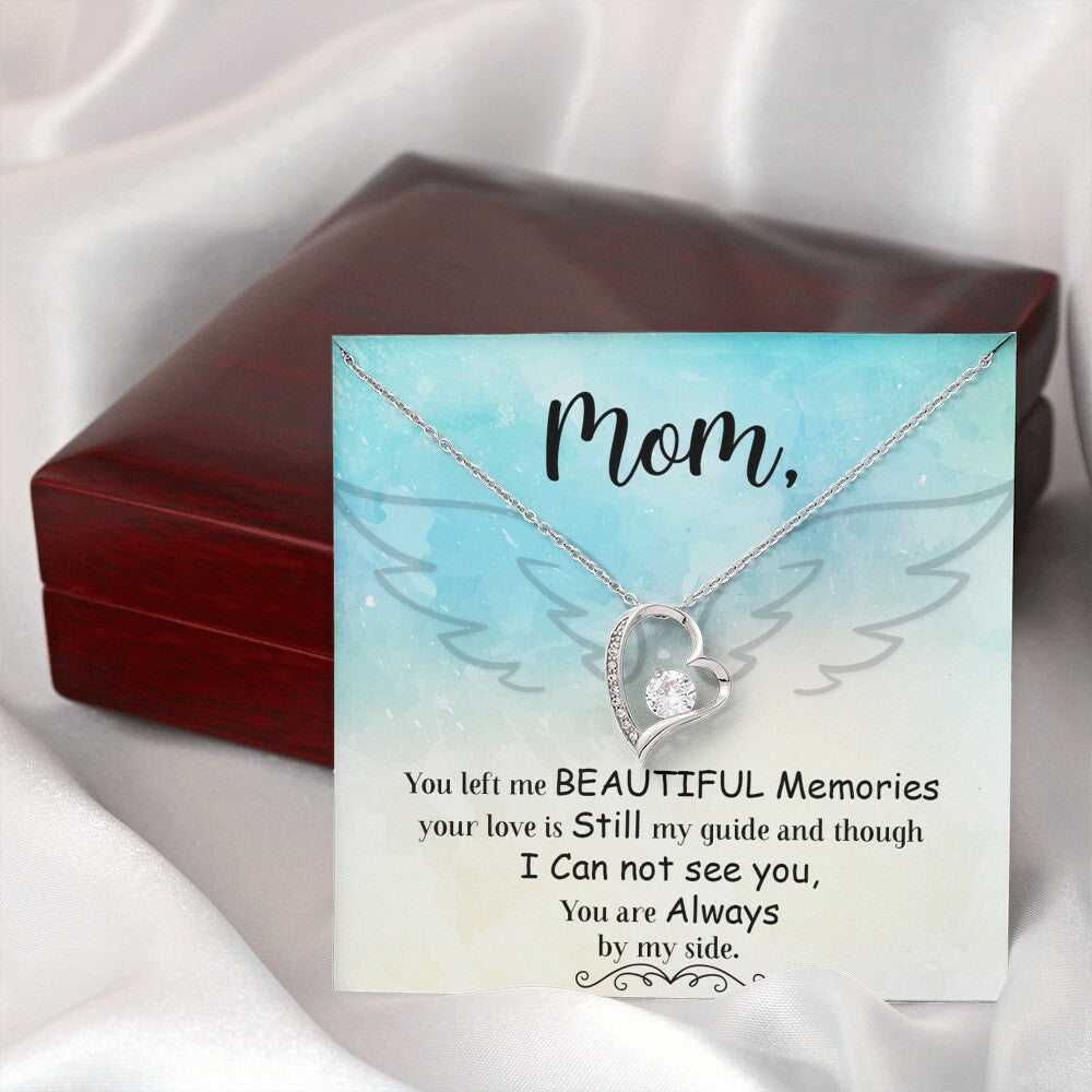 To Mom Remembrance Message You Left Me Forever Necklace w Message Card-Express Your Love Gifts