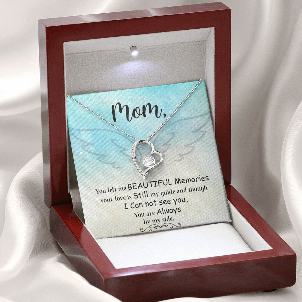 To Mom Remembrance Message You Left Me Forever Necklace w Message Card-Express Your Love Gifts