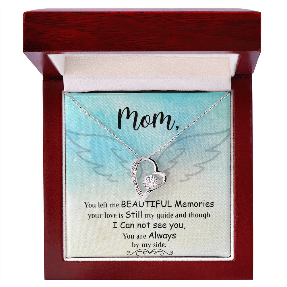 To Mom Remembrance Message You Left Me Forever Necklace w Message Card-Express Your Love Gifts