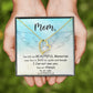 To Mom Remembrance Message You Left Me Forever Necklace w Message Card-Express Your Love Gifts