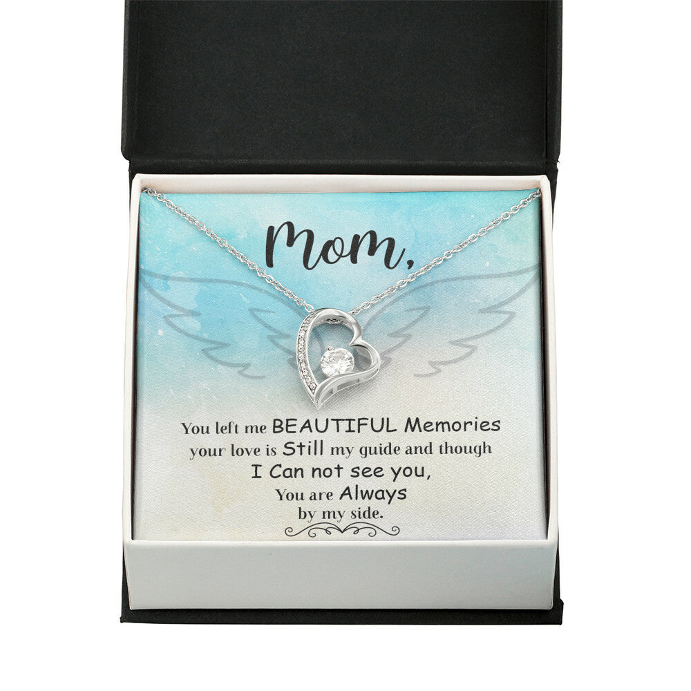 To Mom Remembrance Message You Left Me Forever Necklace w Message Card-Express Your Love Gifts