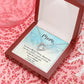 To Mom Remembrance Message You Left Me Forever Necklace w Message Card-Express Your Love Gifts