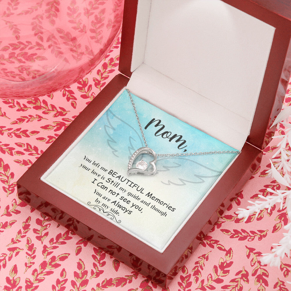 To Mom Remembrance Message You Left Me Forever Necklace w Message Card-Express Your Love Gifts