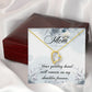 To Mom Remembrance Message Your Guiding Hand Forever Necklace w Message Card-Express Your Love Gifts