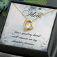 To Mom Remembrance Message Your Guiding Hand Forever Necklace w Message Card-Express Your Love Gifts